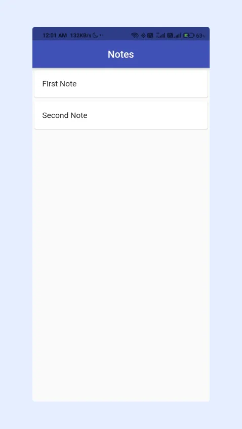 The Screenshot of the app we are building